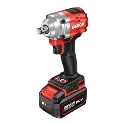 Аккумуляторный гайковерт DEVON 5760-Li-20/ brushless / 1/2/ / 400 Hm / 20V / без З/У и АКБ 